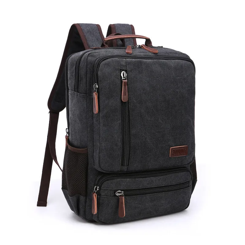 Women's & Men's Large Capacity Zipper And Retro Canvas Travel Bags