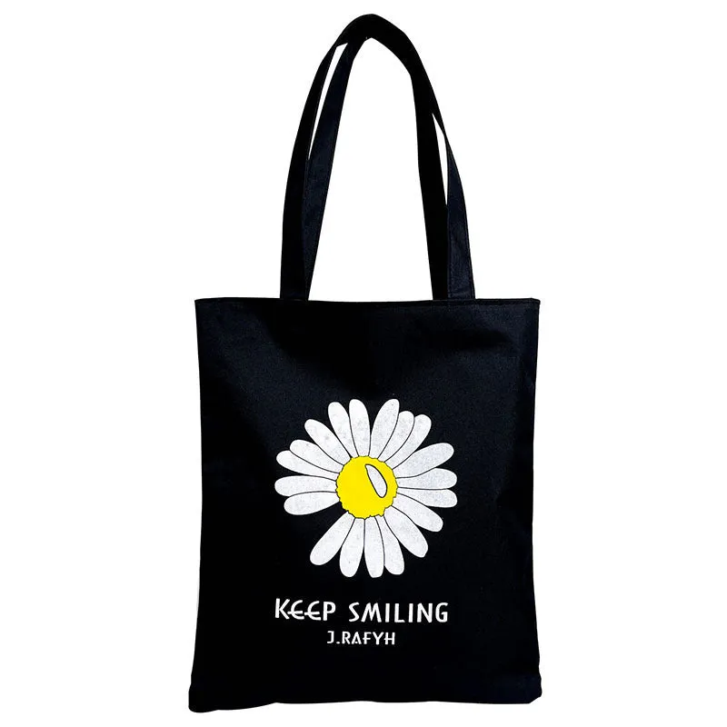 Women's Canvas Hand-held Large Capacity University Style Bags