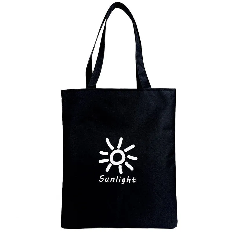 Women's Canvas Hand-held Large Capacity University Style Bags