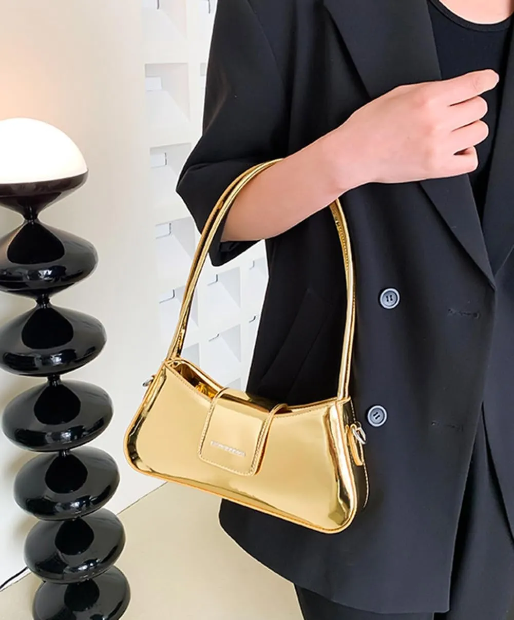 Women's Evening Bag Leather Clutch Purses Small Shoulder Bag Tote Bags Shiny Hobo Bag Handbags Top Handle Bag 2023