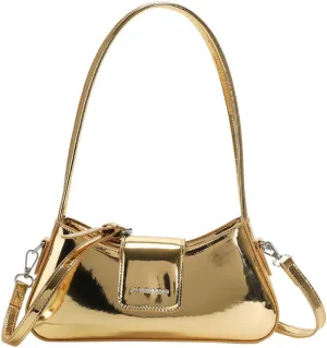 Women's Evening Bag Leather Clutch Purses Small Shoulder Bag Tote Bags Shiny Hobo Bag Handbags Top Handle Bag 2023