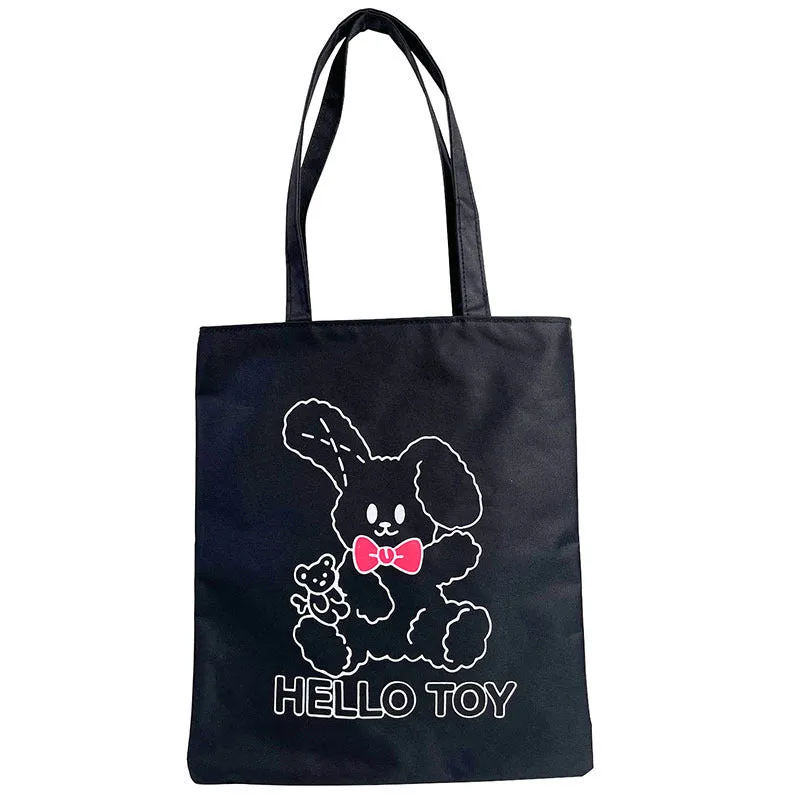 Women's Korean Style Trendy Large Capacity Canvas Autumn Shoulder Bags