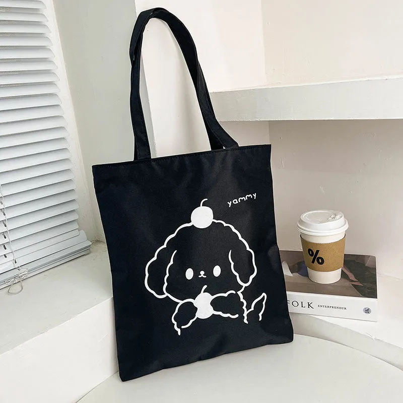 Women's Korean Style Trendy Large Capacity Canvas Autumn Shoulder Bags