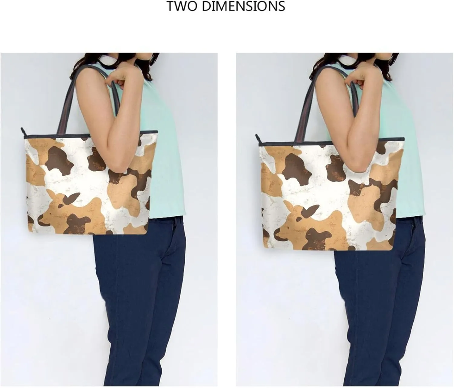Women's Large Capacity Hobo Shoulder Bags - Casual Work & Vacation Tote Bag, 11"