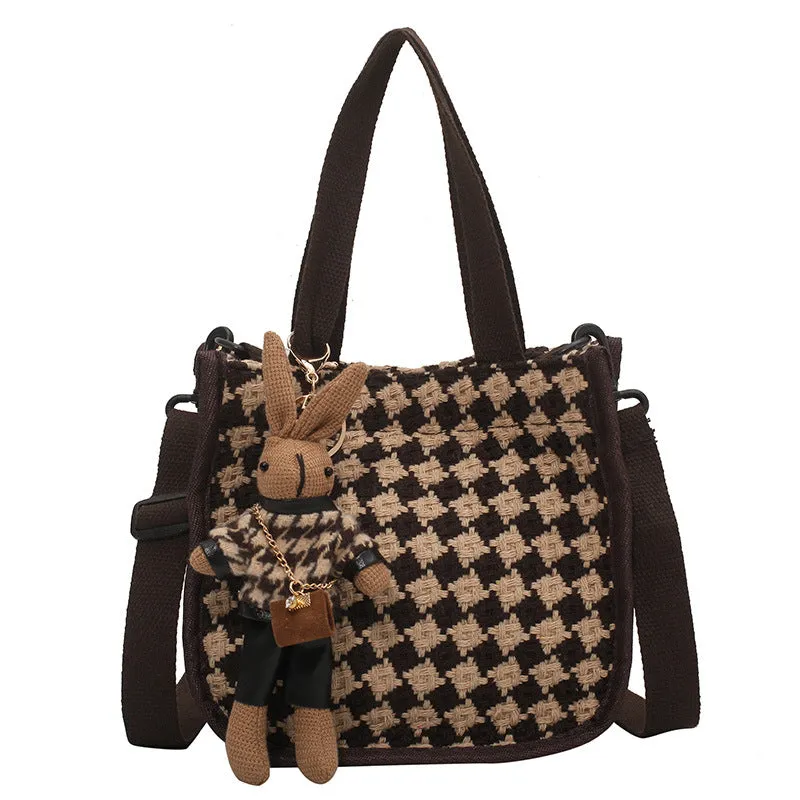 Women's Pretty Style Canvas Korean Out Crossbody Bags