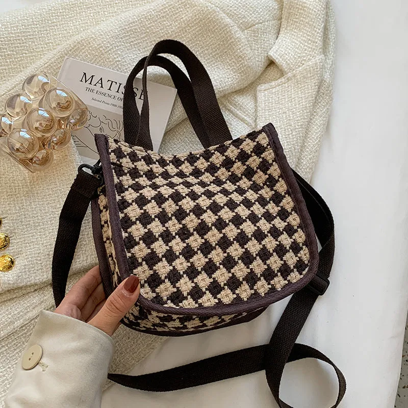 Women's Pretty Style Canvas Korean Out Crossbody Bags
