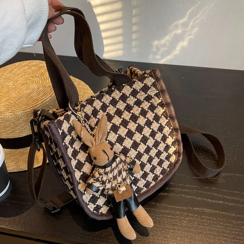 Women's Pretty Style Canvas Korean Out Crossbody Bags
