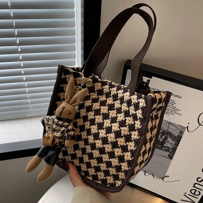 Women's Pretty Style Canvas Korean Out Crossbody Bags