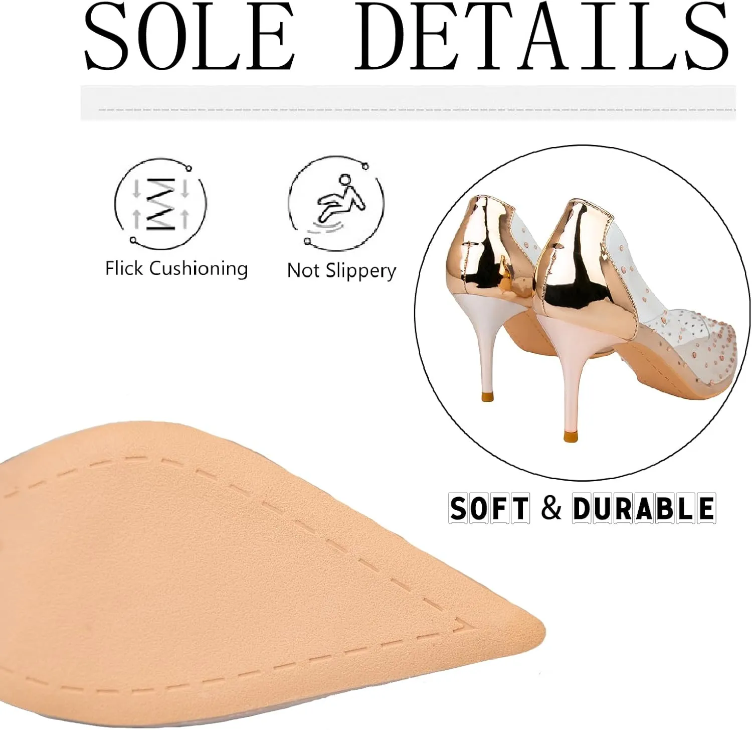 Women's Rhinestones Clear Leather Stiletto Pumps Fashion Comfort Closed Pointed Toe Slip On High Heels Sandals for Party Prom Date Dress Shoes