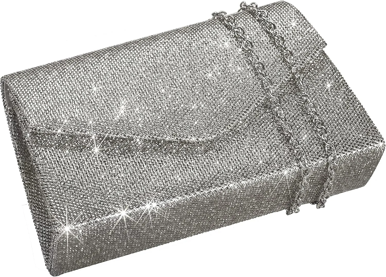Women's Sparkly Evening Bags Glitter Rhinestone Clutch Purse for Party Prom Wedding