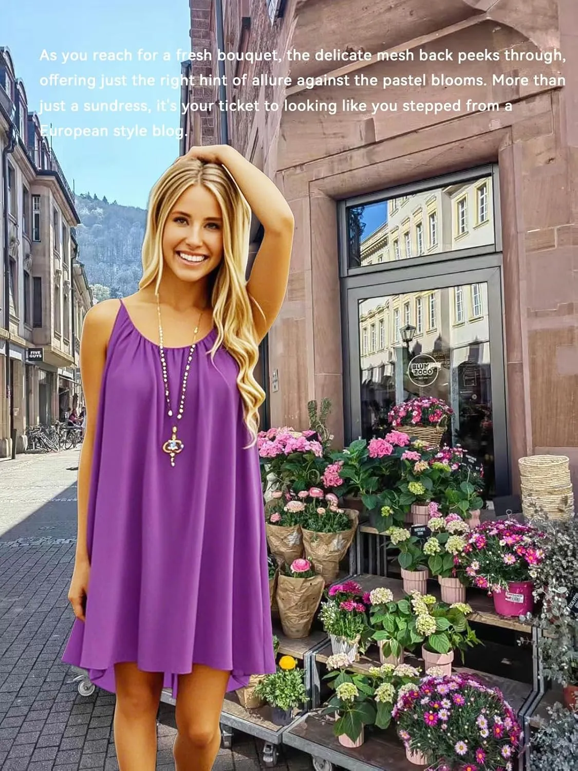 Women's Summer Casual Sundress Chiffon Sleeveless Tank Dress Beach Cover up