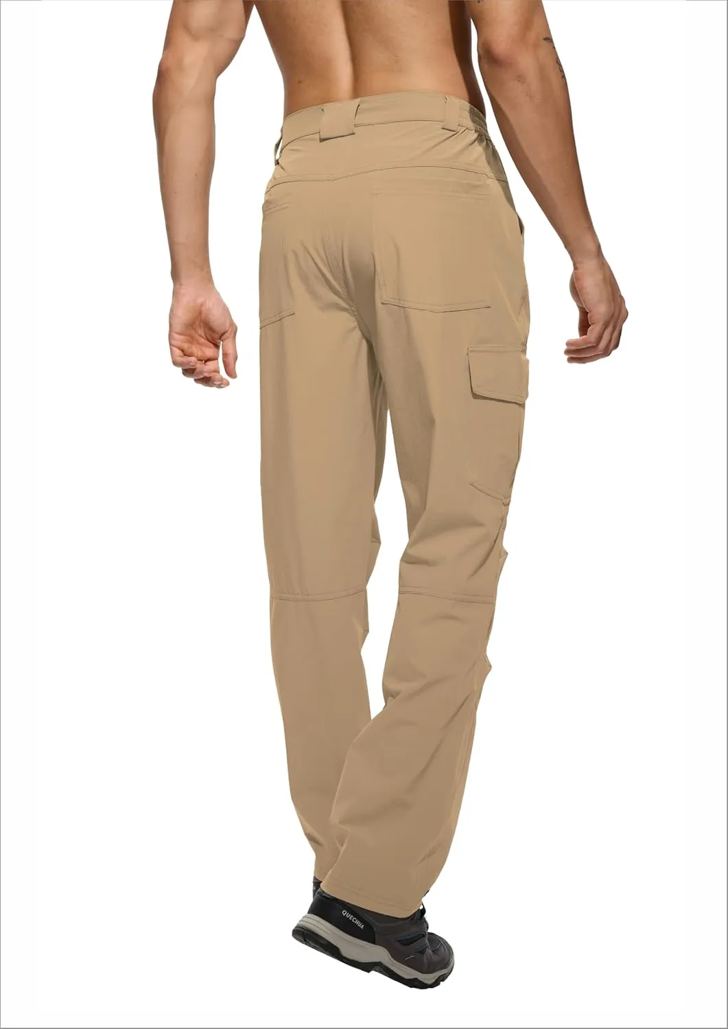 Work Pants for Men Waterproof Lightweight Quick Dry Travel Fishing Camping Men Hiking Cargo Pants Outdoor 6 Pockets