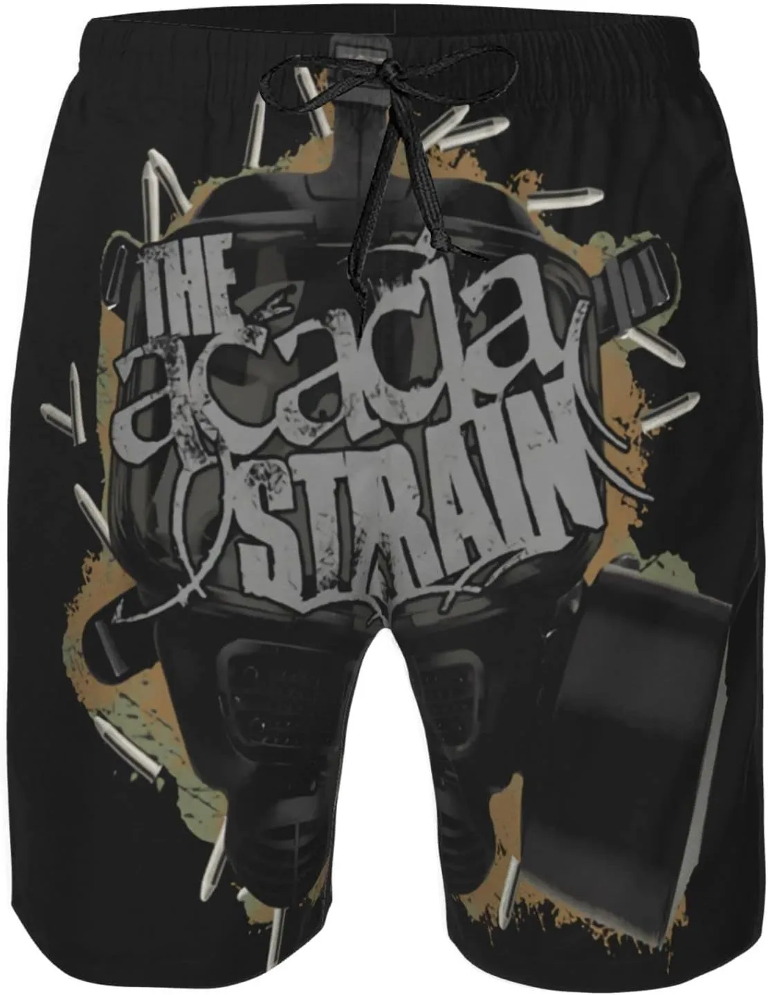 XENITE The Acacia Music and Strain Mens Swim Trunks Swim Shorts with Mesh Lining Beach Shorts Bathing Suits