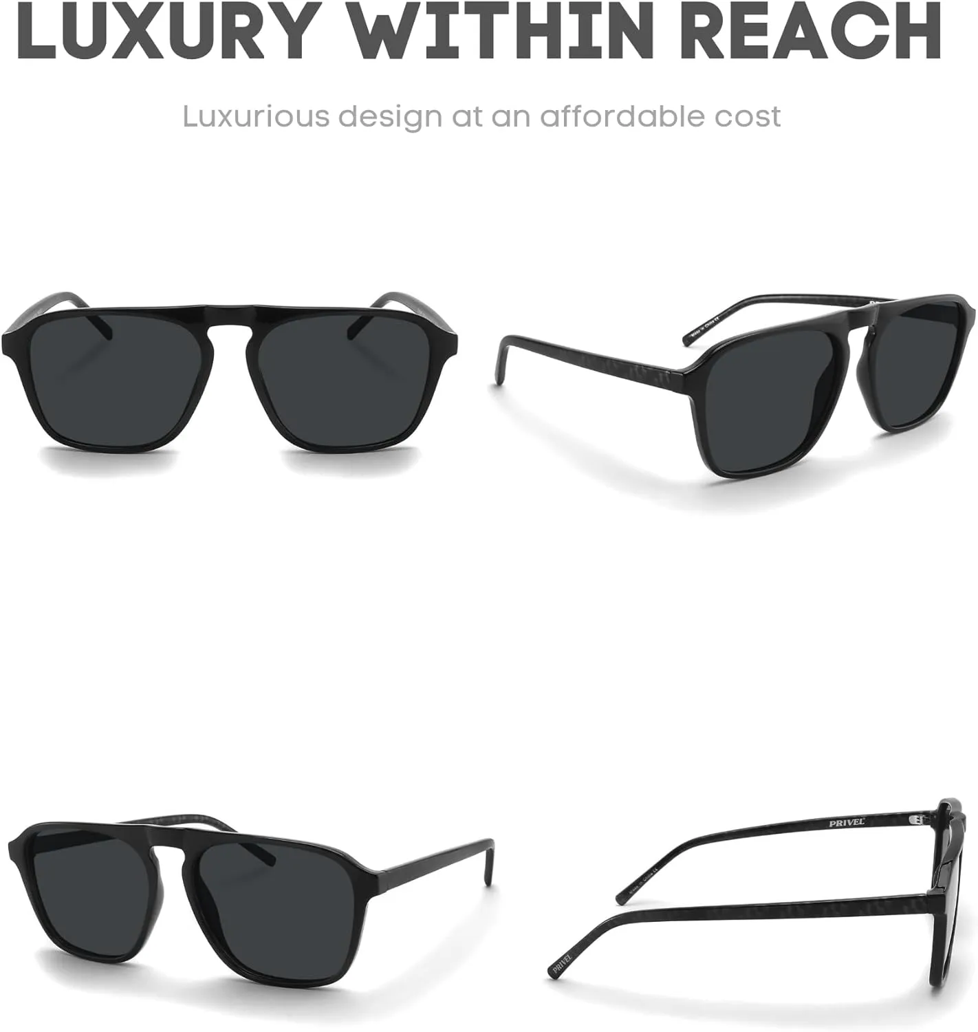 XXL Size Extra Large 159MM Polarized Square Aviator Sunglasses Big Wide Heads Men Ultralight UV400 Protection Glasses