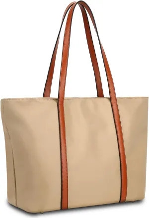 YALUXE Women's Nylon Tote Bags Large Capacity Shoulder Bags Work Handbags Purses