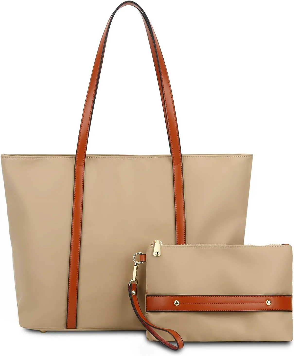 YALUXE Women's Nylon Tote Bags Large Capacity Shoulder Bags Work Handbags Purses