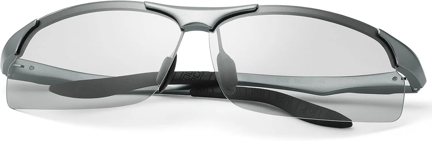 YIMI Polarized Photochromic Sunglasses for Men Women Outdoor Sports Driving Anti Glare UV400 Protection z87 Safety Glasses