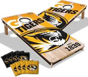 YouTheFan NCAA 2’ x 4’ Professional Wood Cornhole Game with Logo Bags